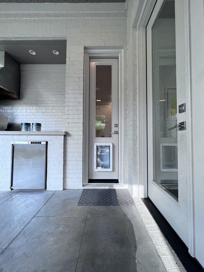 Custom Pet Door Installation Example