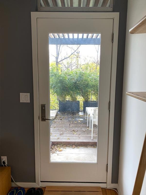 Existing Door Fully Open